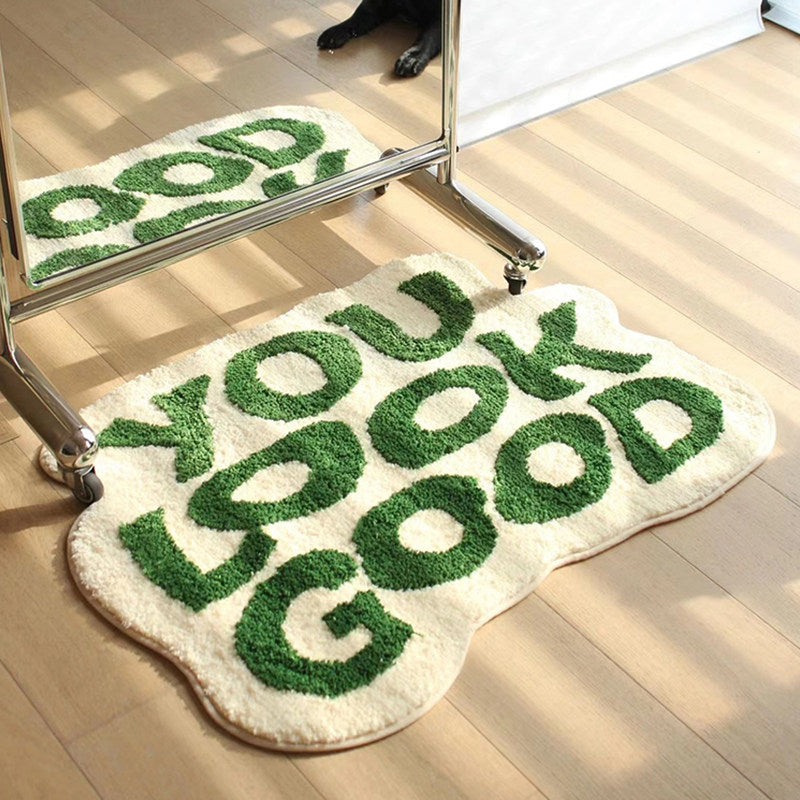 Irregular-Shaped Plush Carpet for Home Decor