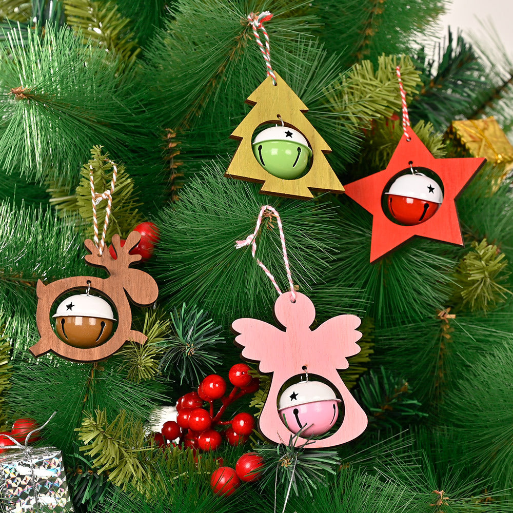 New Christmas Decoration Non-Woven Bell Pendant Christmas Tree Pendant Scene Decoration