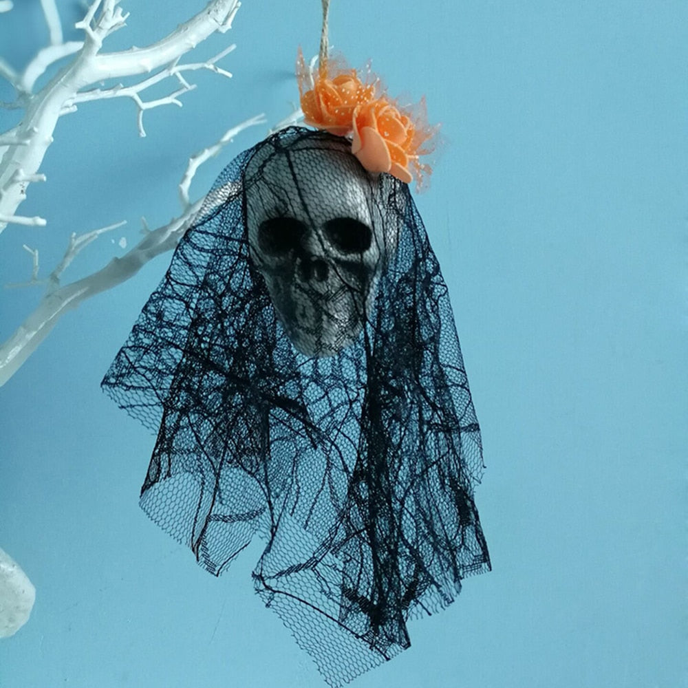 Halloween Scary Hanging Decor Pirates Corpse Skull Haunted House Bar Home Garden Decor Halloween Props Party Supplies Horror