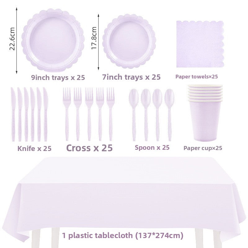 Lace-waved paper plate