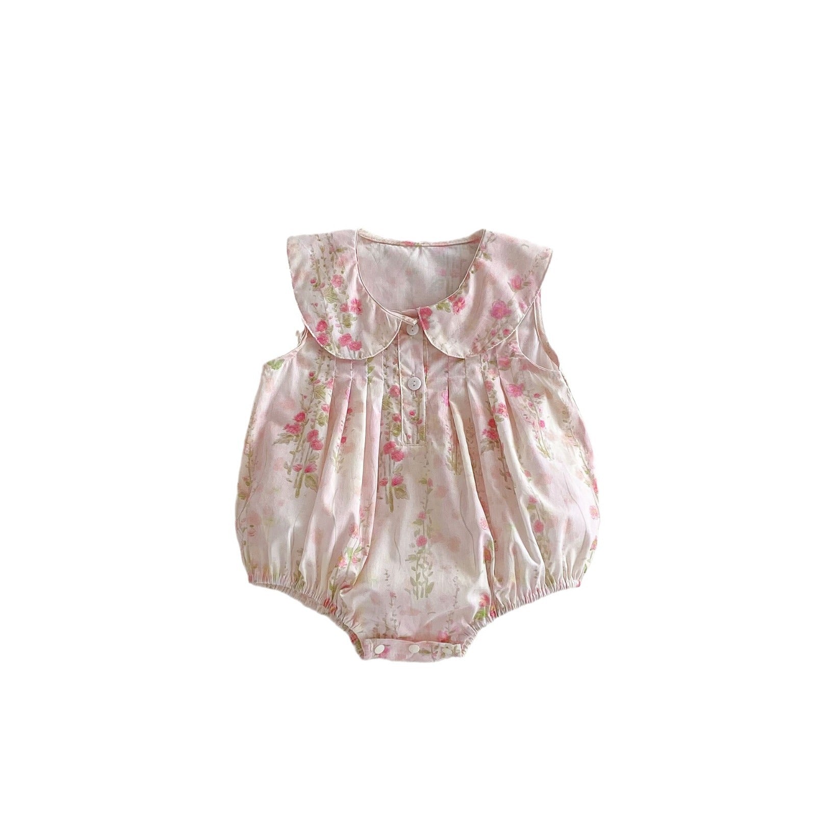 Baby Clothes SummerStyle Newborn Romper Girl Baby Onesie Princess 1-Month 100-Day Bodysuit Cotton