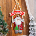 New Cartoon Christmas Small Pendant Hotel Shopping Mall Window Decoration Non woven Christmas Tree Decoration