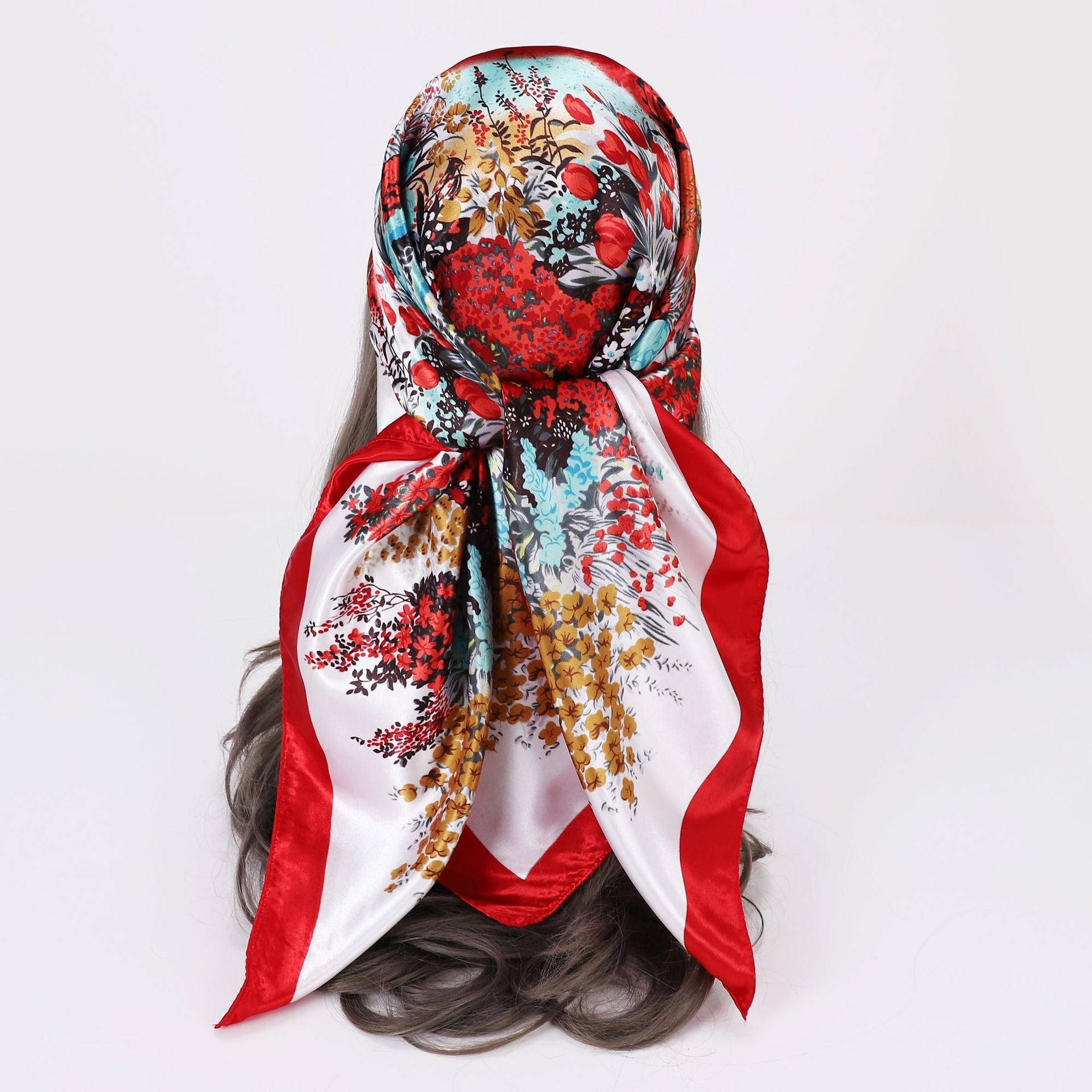True scarves  women's square scarves  headscarves  shawls