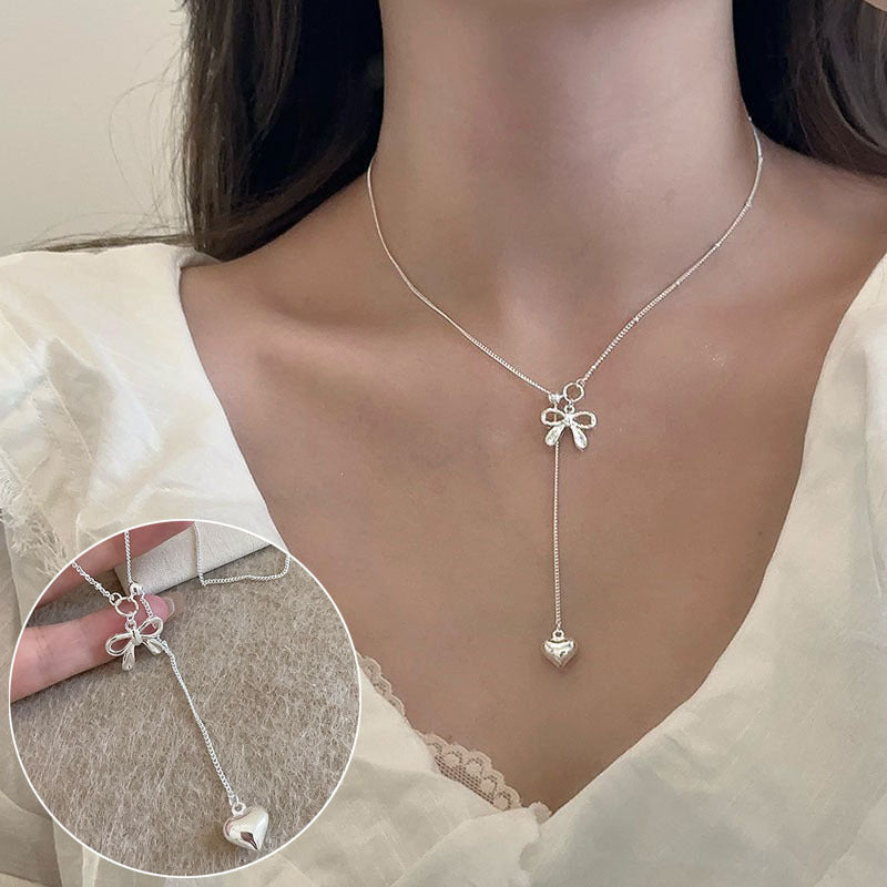 Elegant Water Drop Copper Necklace