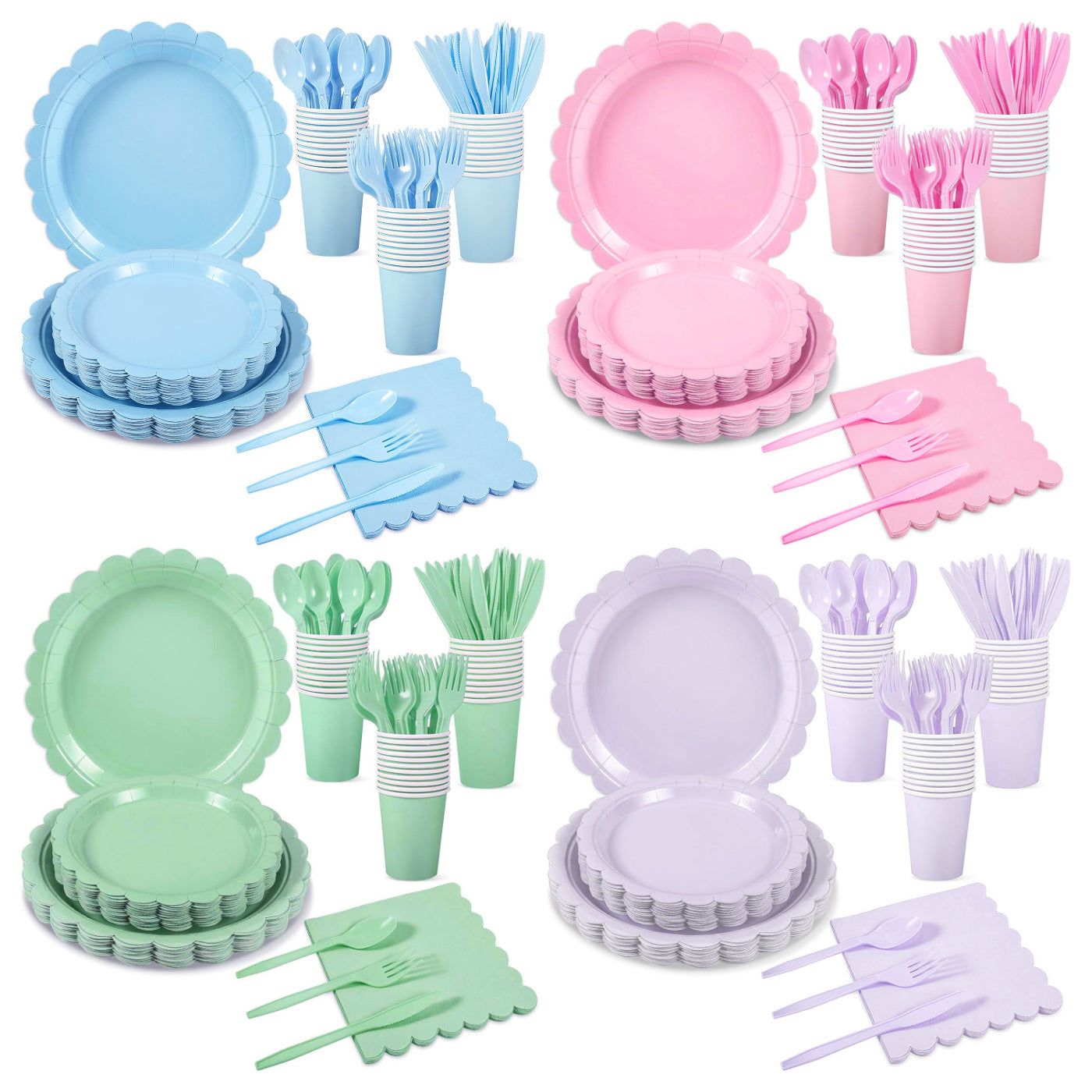 Lace-waved paper plate
