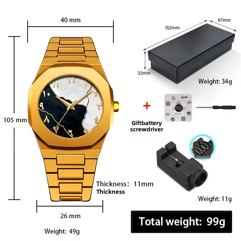 Plastic Quartz Watch, Waterproof Arabic Watch