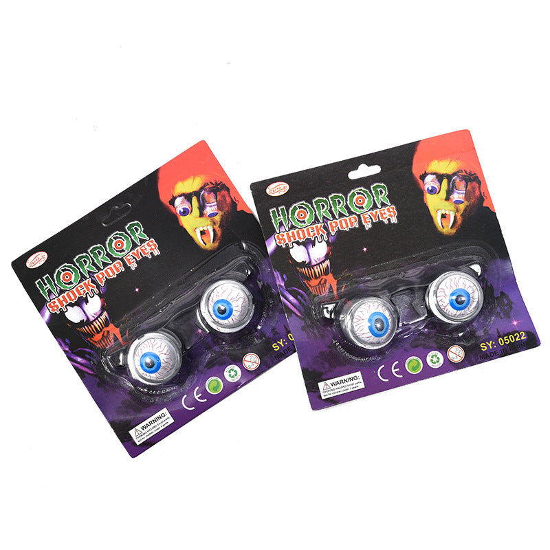 Halloween Tricky Funny Spring Glasses April Fools Funny Masquerade Eyeball Glasses