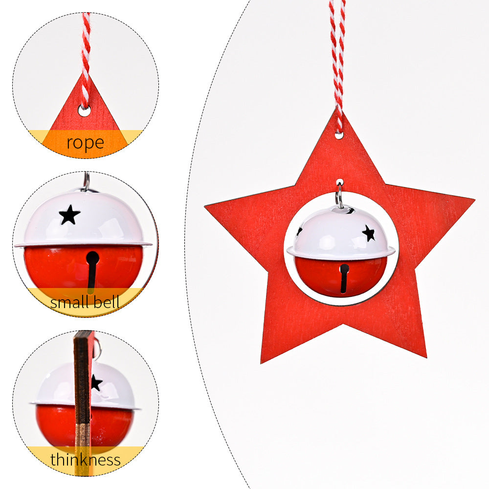 New Christmas Decoration Non-Woven Bell Pendant Christmas Tree Pendant Scene Decoration
