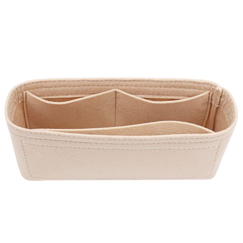 Solid Color Cosmetic Phone Storage Organizer Large Capacity Inner Bag Compartment
