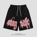Casual Letter Print Shorts