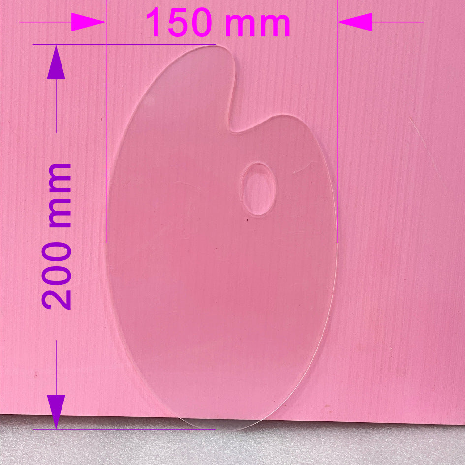 Transparent Acrylic Palette for Makeup and Art