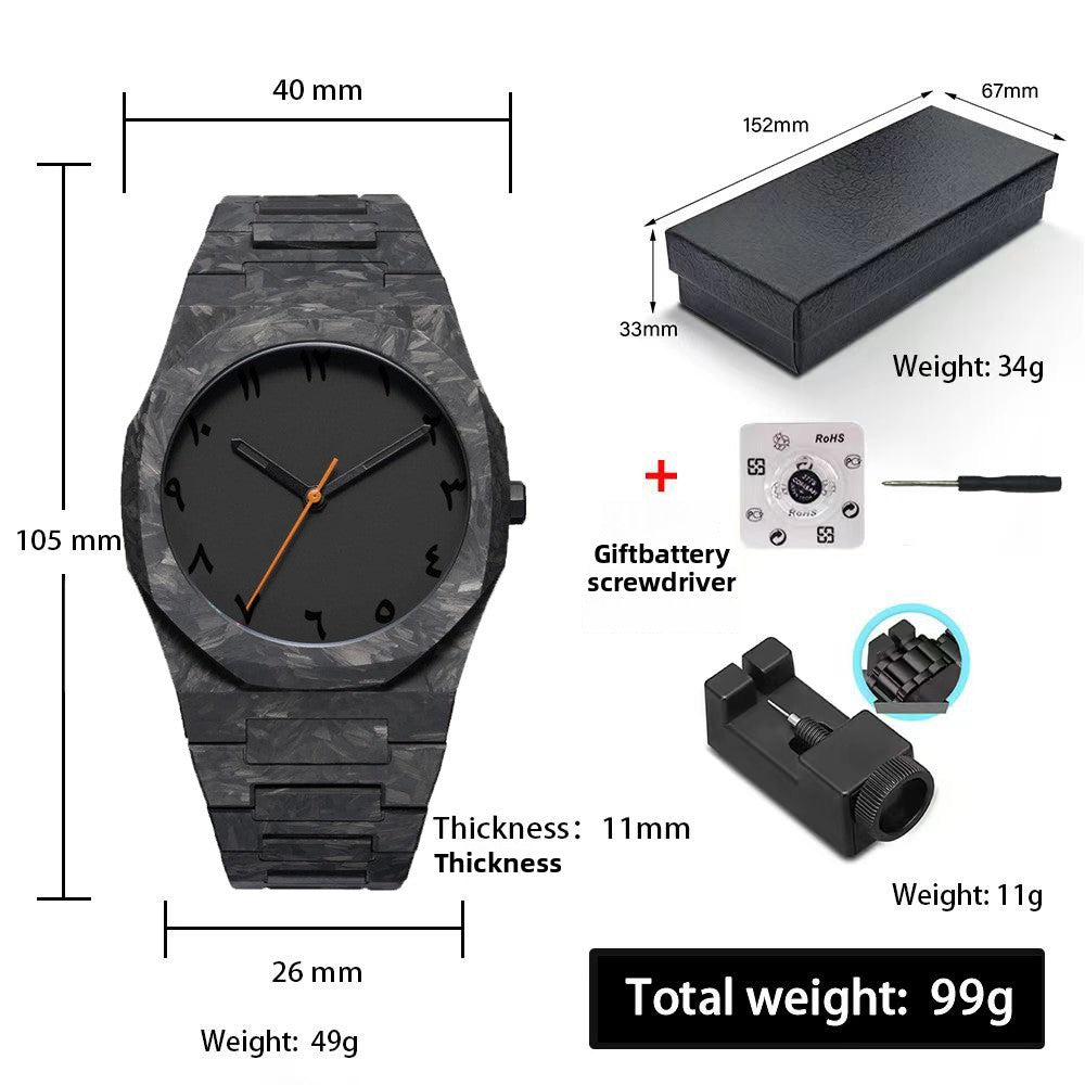Plastic Quartz Watch, Waterproof Arabic Watch