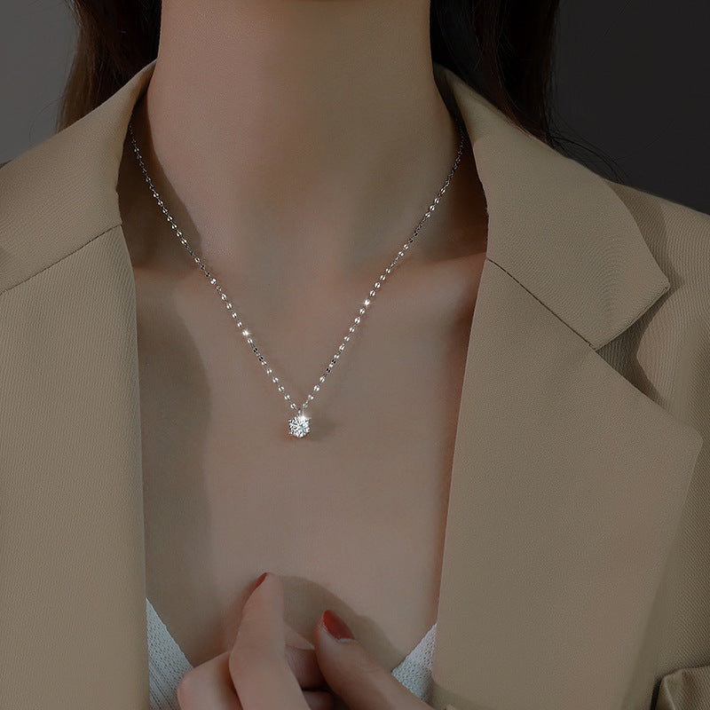 Elegant Water Drop Copper Necklace