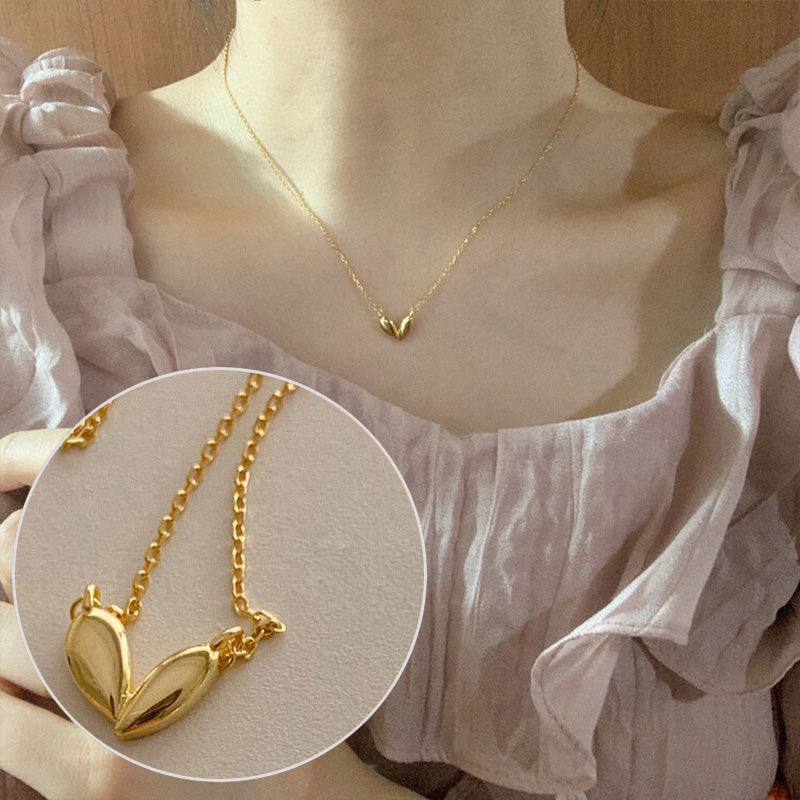 Elegant Water Drop Copper Necklace