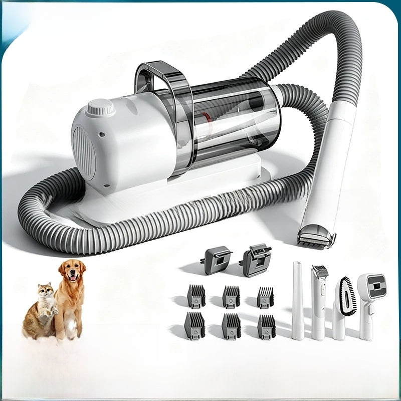 Multifunctional Pet Grooming Vacuum Trimmer