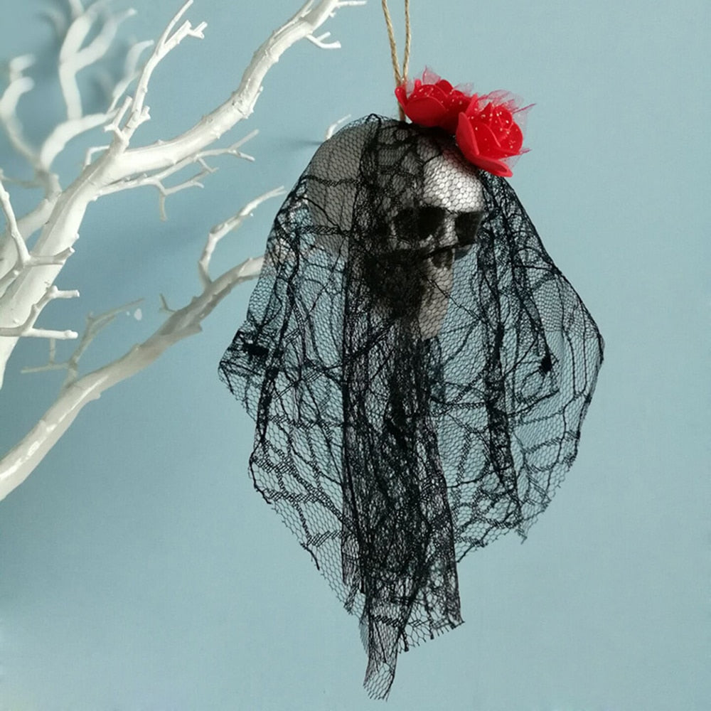 Halloween Scary Hanging Decor Pirates Corpse Skull Haunted House Bar Home Garden Decor Halloween Props Party Supplies Horror