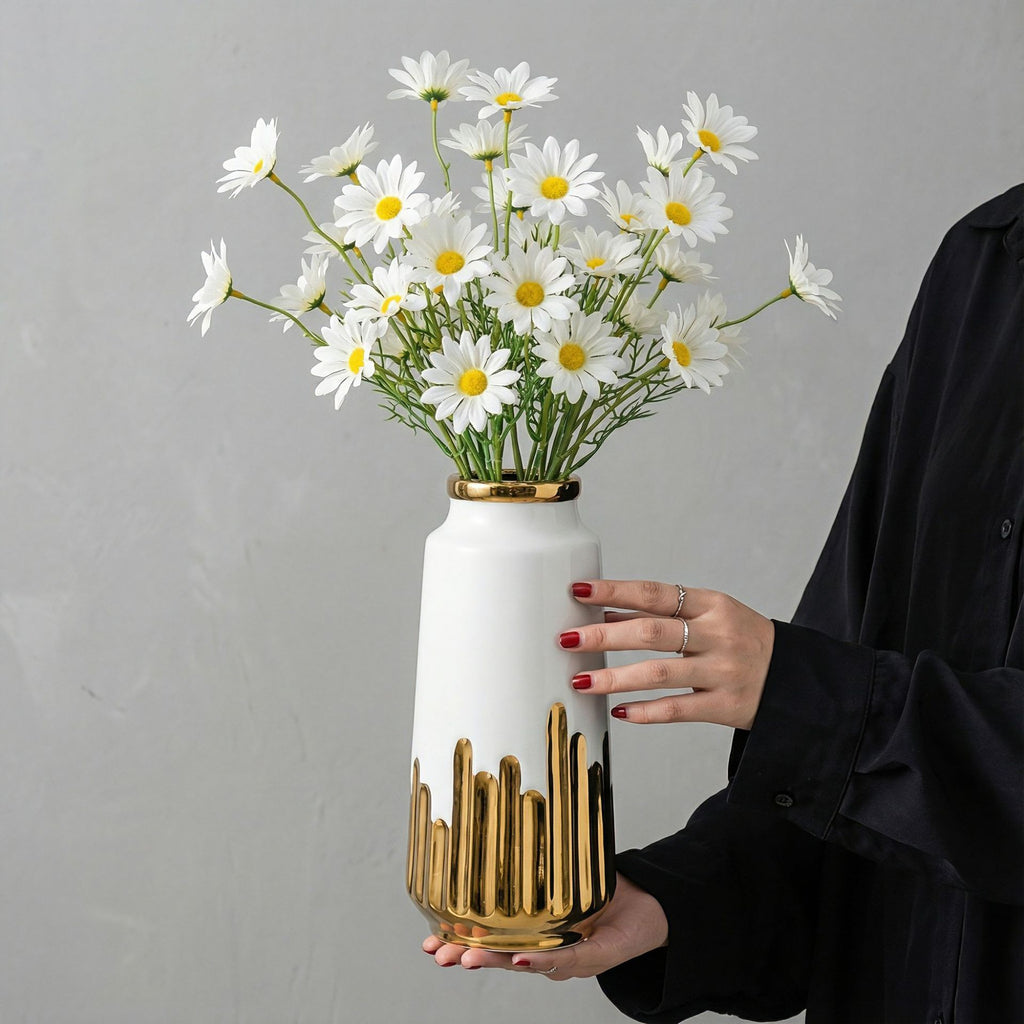 Electroplated Ceramic Vase Decor