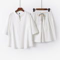 Cotton Linen Chinese Style Two-Piece Set
