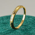 Moissanite ring