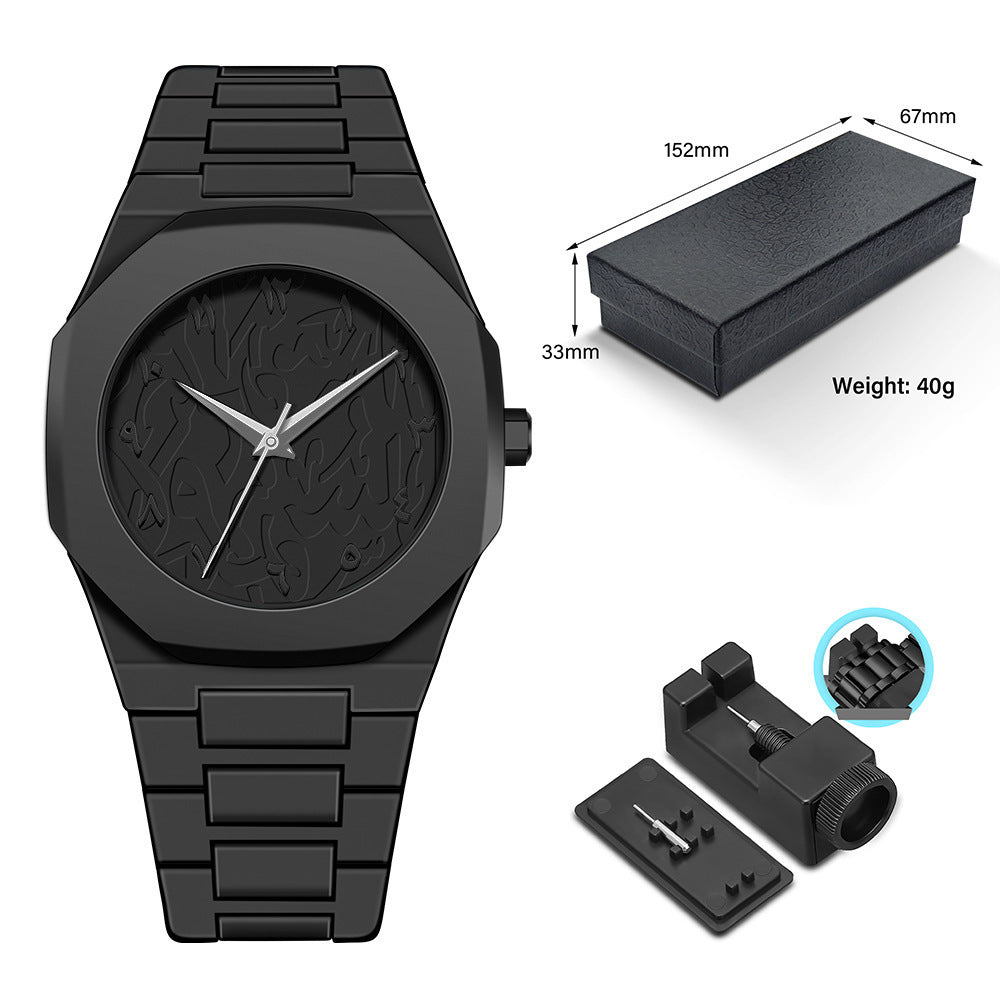 Plastic Quartz Watch, Waterproof Arabic Watch