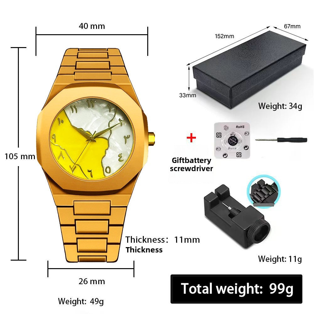 Plastic Quartz Watch, Waterproof Arabic Watch