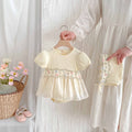 Baby Clothes Summer Newborn Bodysuit Girl Baby Romper Princess Dress Full Moon 100 Days Lightweight