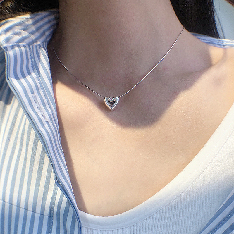 Elegant Water Drop Copper Necklace
