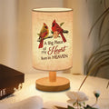 Decorative wooden table lamp
