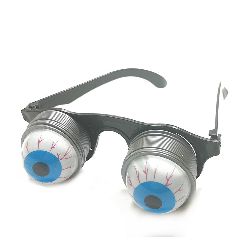 Halloween Tricky Funny Spring Glasses April Fools Funny Masquerade Eyeball Glasses