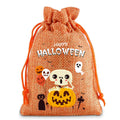 New Halloween Linen Drawstring Bag Drawstring Storage Bag Birthday Party Children Gift Bag Candy Bag