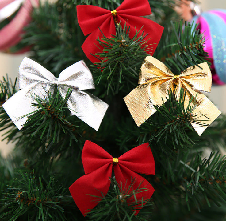 Christmas Tree Bow Decorations Christmas Gifts Holiday Party Decorations