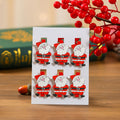Christmas Wooden Cartoon Clip Christmas Day Decoration Accessories Home Photos Wall Scene Layout