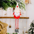 Christmas Decoration Santa Claus Leg Hanging Doll Pendant Creative Faceless Doll Pendant Dwarf Doll