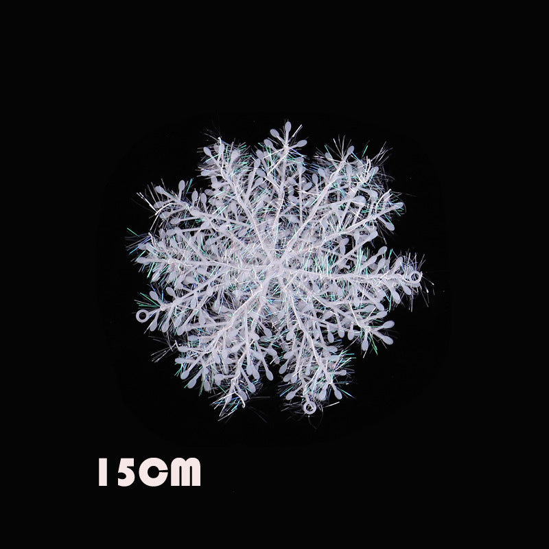Christmas Snowflake Piece Winding Snowflake Piece Christmas Tree Decoration Article Atmosphere Pendant