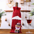 New Christmas decorations, Christmas wine bottle set, table decoration