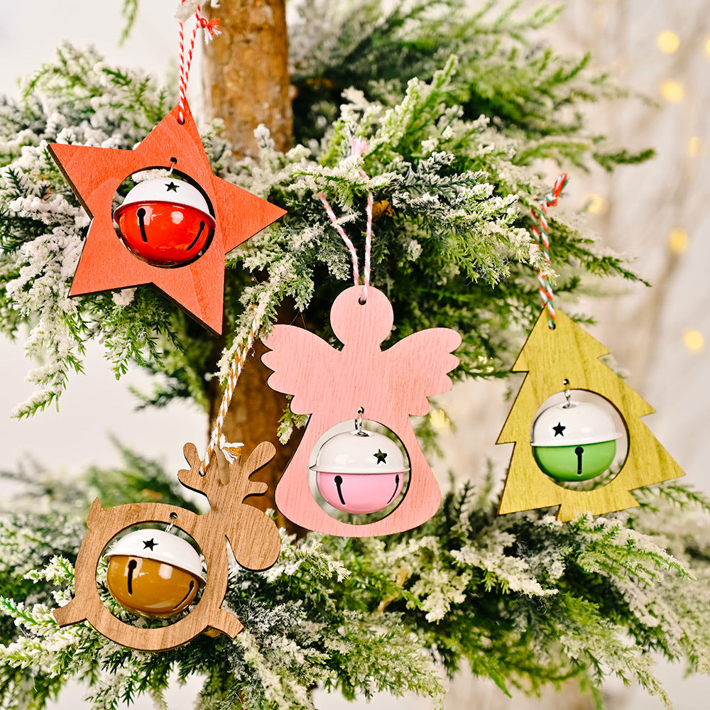 New Christmas Decoration Non-Woven Bell Pendant Christmas Tree Pendant Scene Decoration