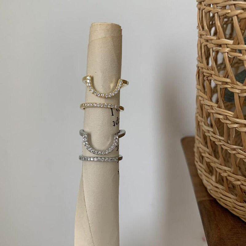Alloy Geometry Nail Cap Ring Hand Decoration Joint Ring Jewelry