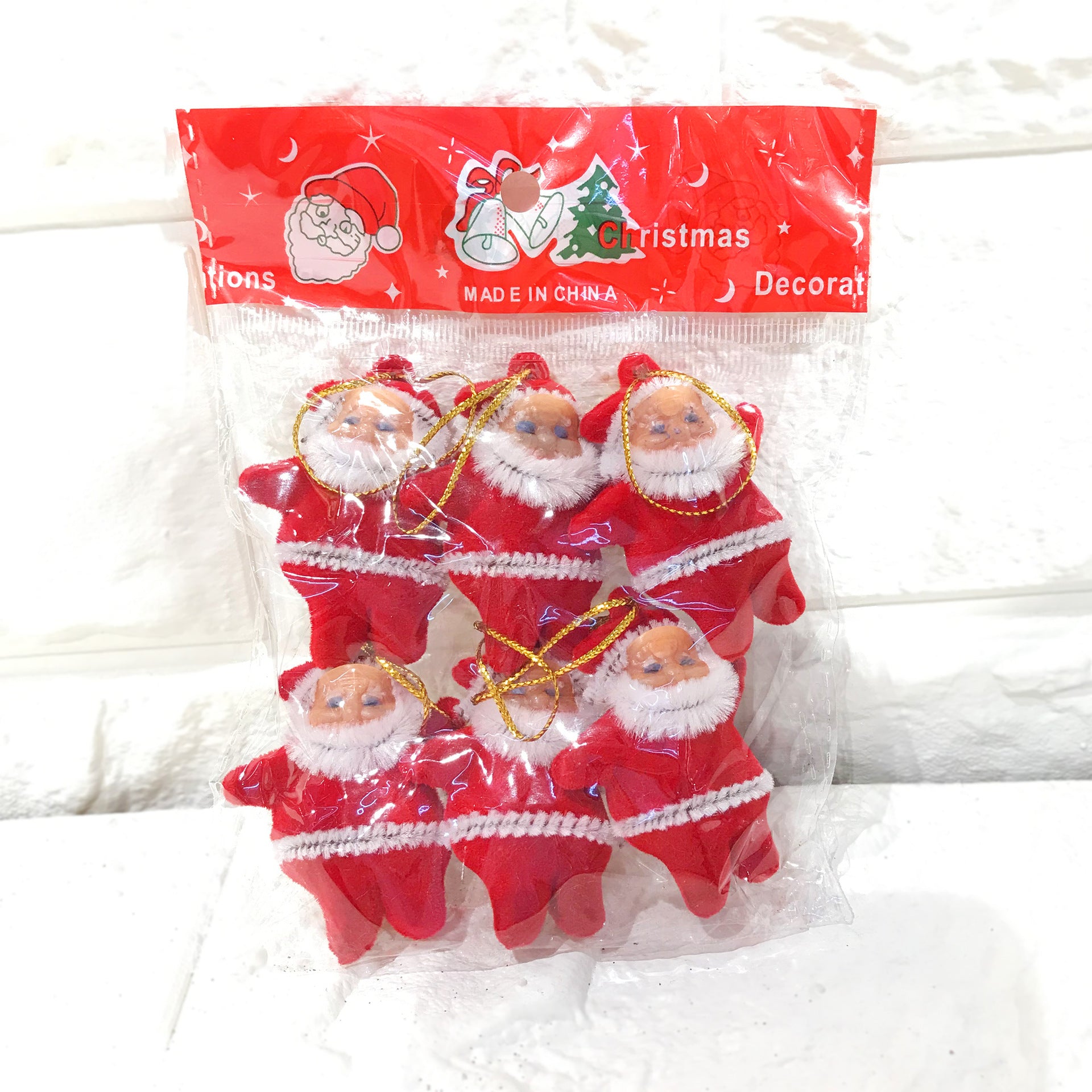 Santa Claus Apron Gold Dust Santa Claus Christmas Tree Hanging Festive Daily Necessities