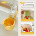 Adjustable Hanging Sink Drain Basket for Kitchen Sink, Food Waste Separator, Filter Basket & Fruit Washing Strainer