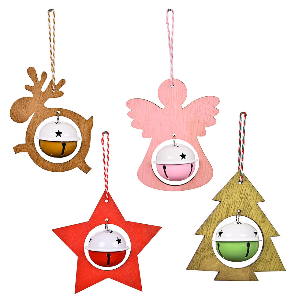 New Christmas Decoration Non-Woven Bell Pendant Christmas Tree Pendant Scene Decoration