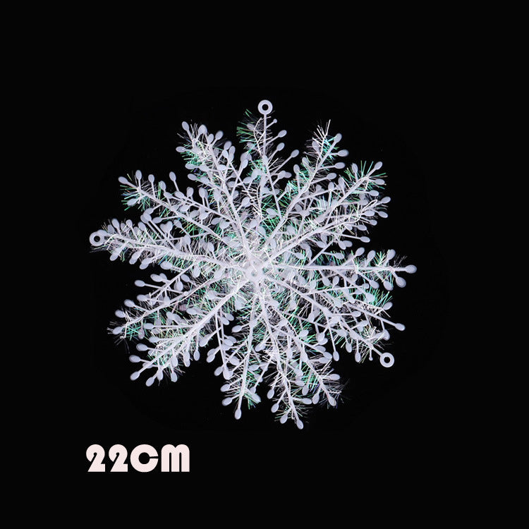 Christmas Snowflake Piece Winding Snowflake Piece Christmas Tree Decoration Article Atmosphere Pendant