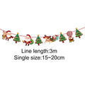 QIFU Christmas Decorations Window Sticker Christmas Decoration For Home Xmas Decor Merry Christmas Happy New Year