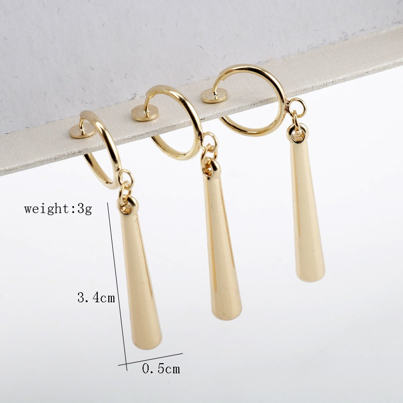Anime peripheral accessories Pirate King  earrings ear clips earrings cosplay props