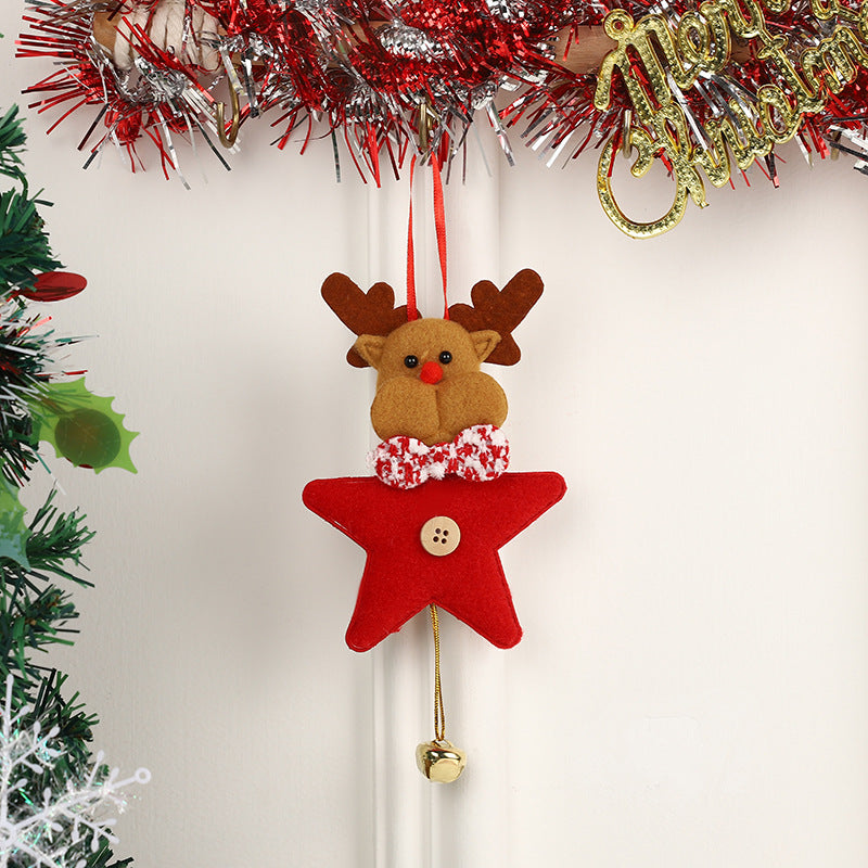 Christmas Pendant Christmas Tree Pendant Decoration Santa Claus Bell Pendant Decoration
