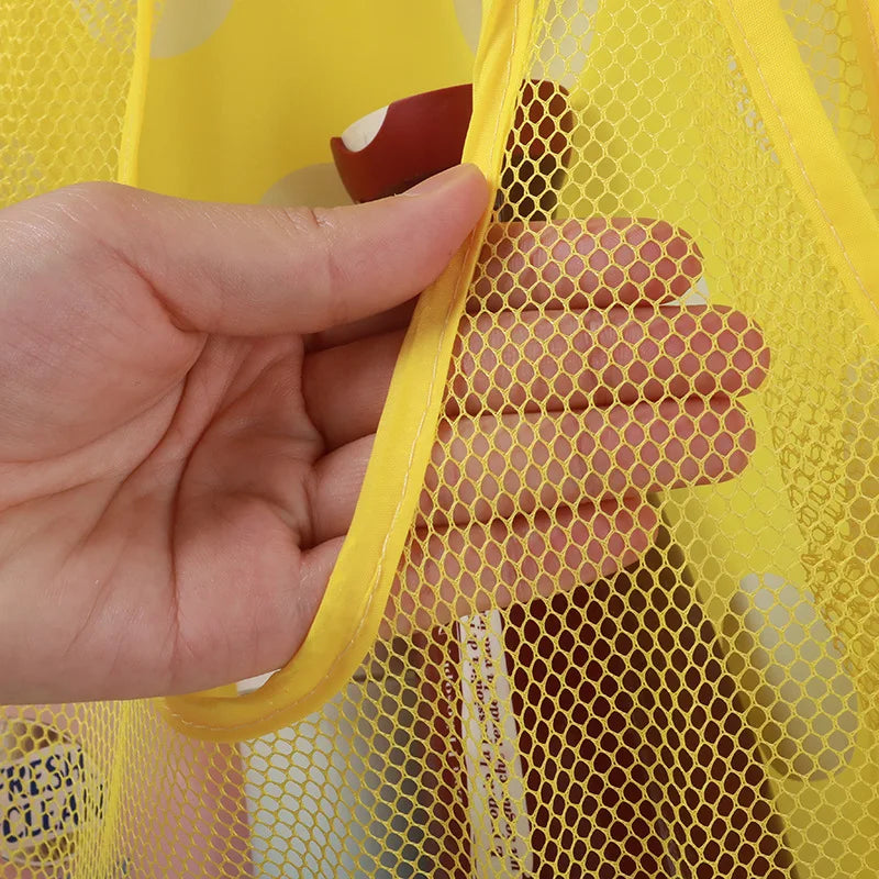 Baby Shower Bath Toys Duck Little Frog Rabbit Baby Kid Toy Storage Mesh with Strong Suction Cups Toy Bag Net Bathroom Organizer