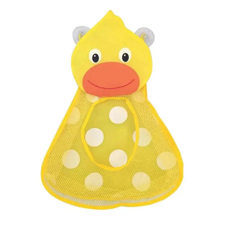Baby Shower Bath Toys Duck Little Frog Rabbit Baby Kid Toy Storage Mesh with Strong Suction Cups Toy Bag Net Bathroom Organizer