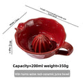 Manual juicing cup
