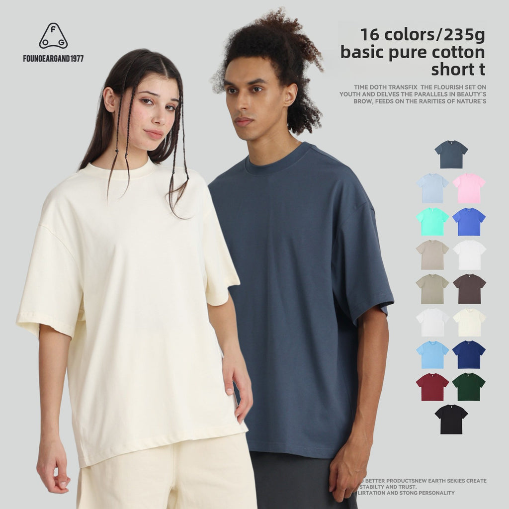 Pure Cotton Loose-Fit Basic Top