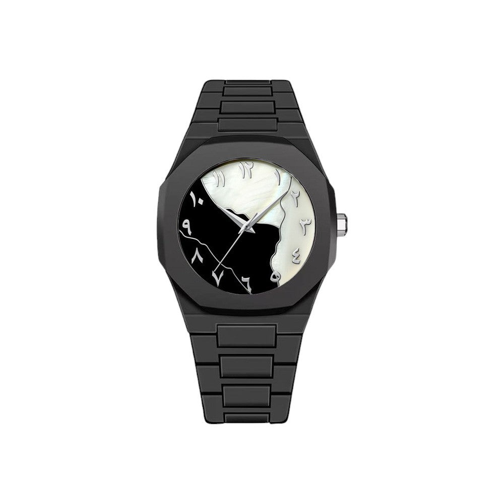 Plastic Quartz Watch, Waterproof Arabic Watch