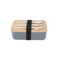 Double-Layer Bamboo-Lid Lunch Box